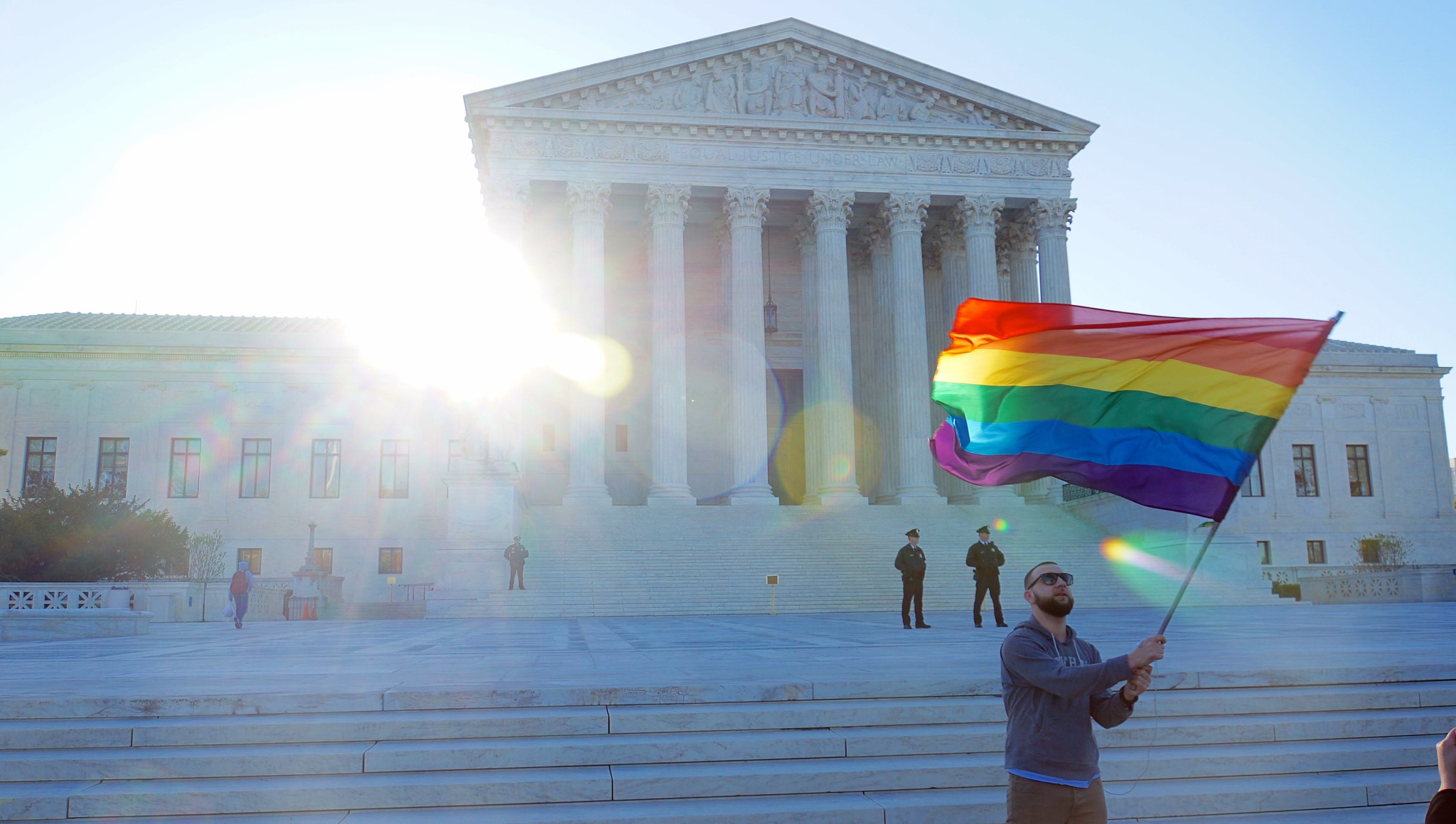 Supreme Court Pride Flag